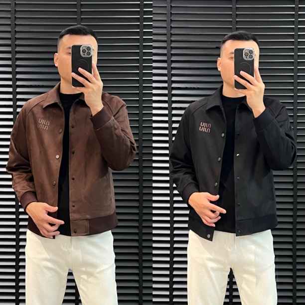 《轻奢男装》夹克上衣男潮流常规款不起球春秋秋季外套常规透气