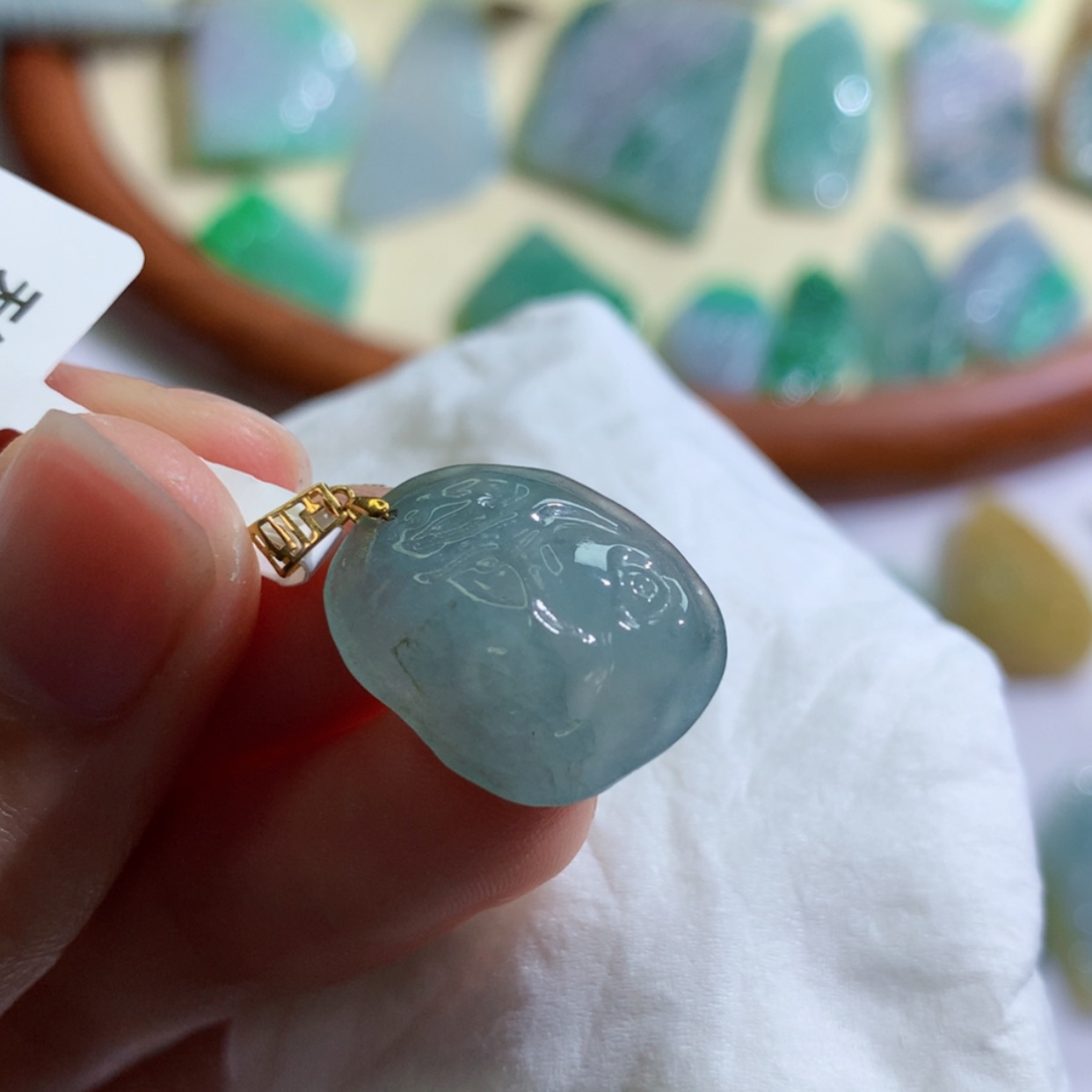 【闪购商品】翡翠吊坠(不含链)未镶嵌 3468