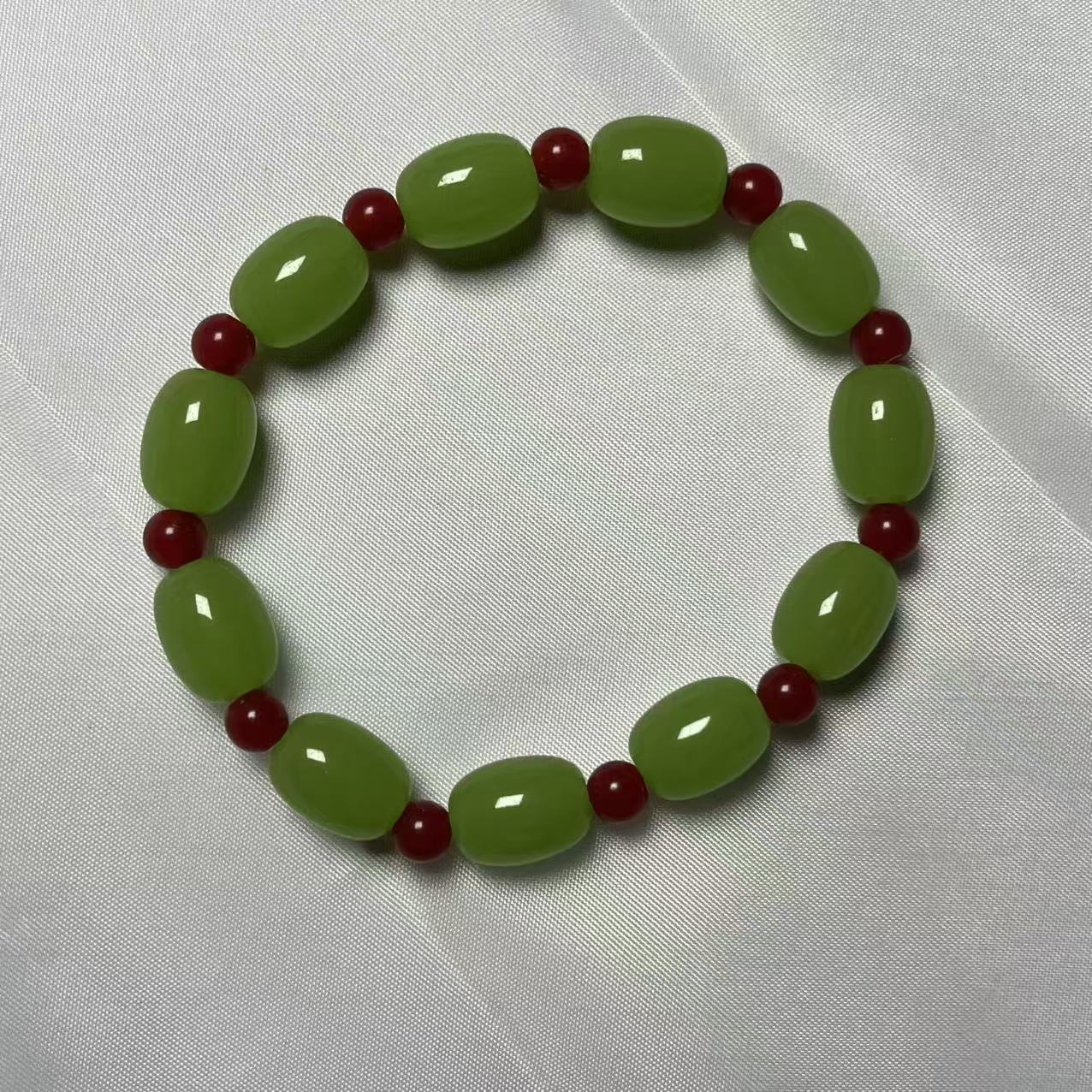 手链  时尚饰品潮流百搭精美淡黄手串手链 A127