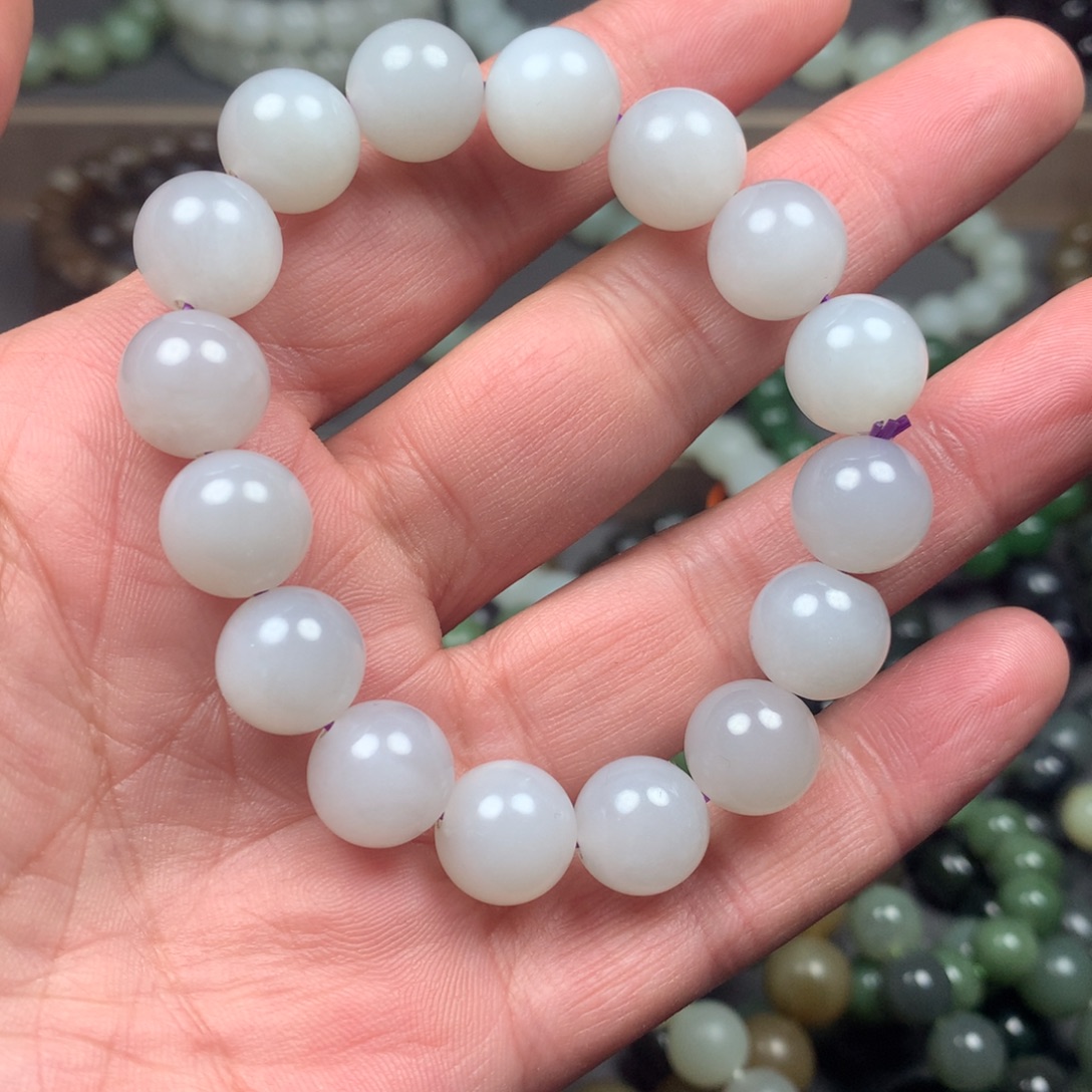 和田玉未镶嵌手链