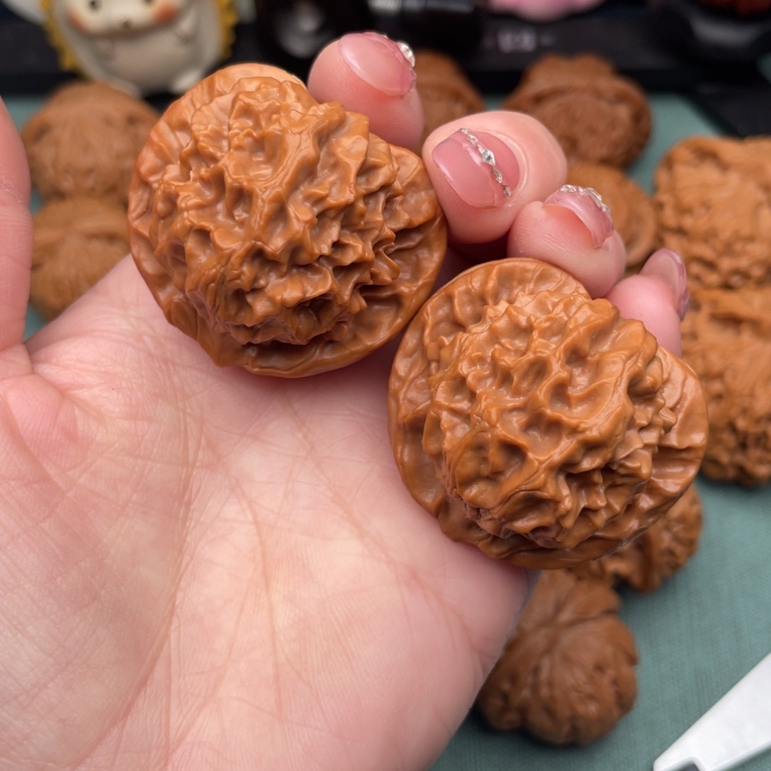 就***吧把件文玩核桃全品龙鳞纹40