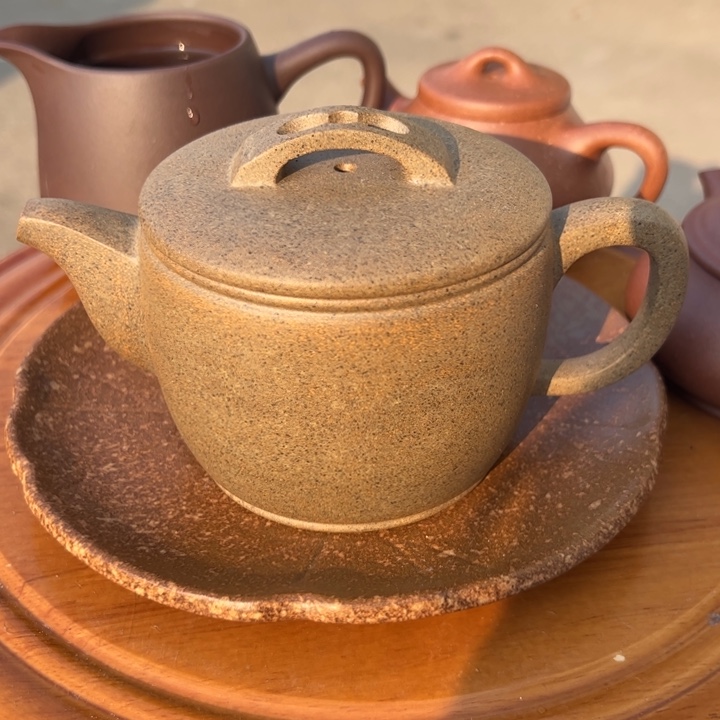 茶壶紫砂还原烧大汉瓦350c