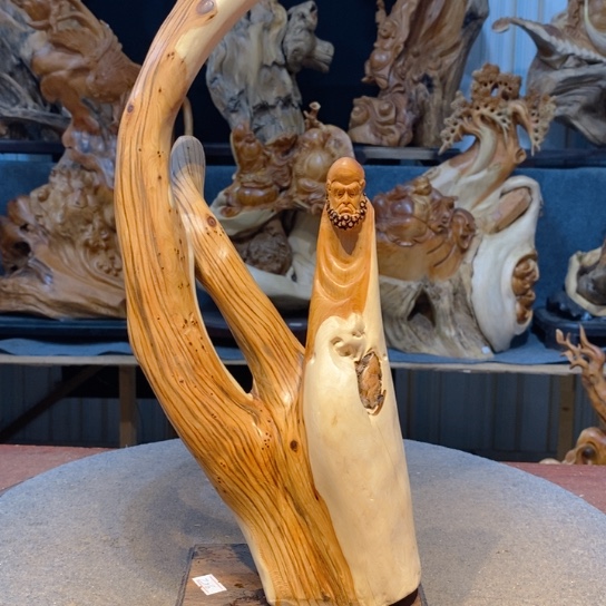 柏木（崖柏）根雕摆件