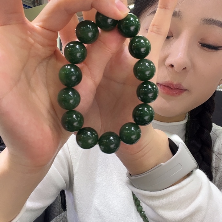 和田玉未镶嵌手链