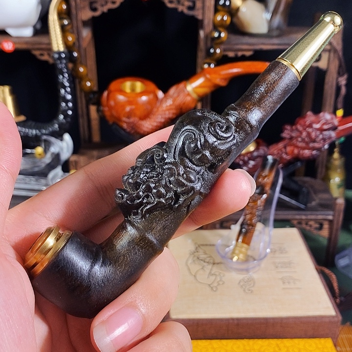 高端定制金丝楠烟嘴