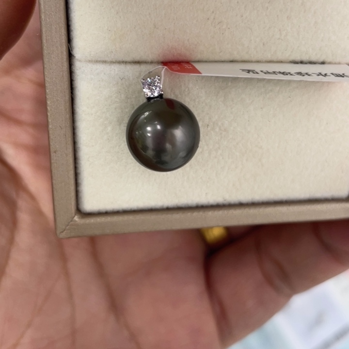 银S925镶嵌颈饰海水珍珠