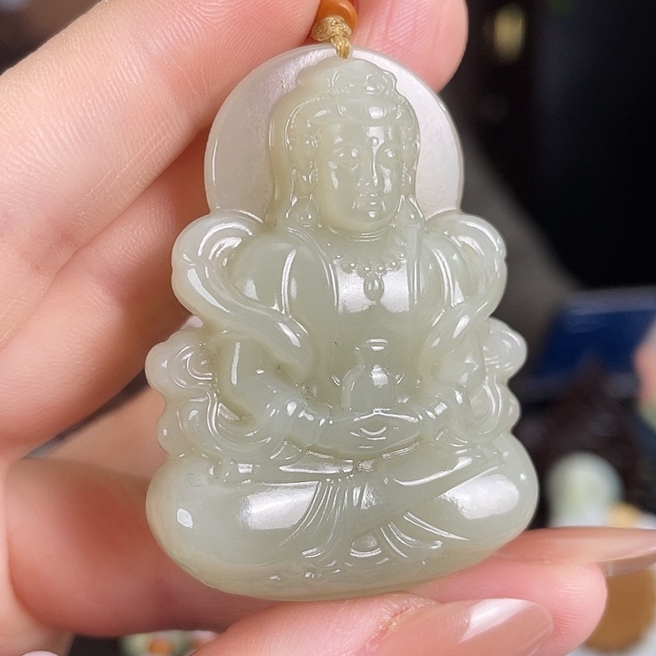 和田玉未镶嵌颈饰定制发货