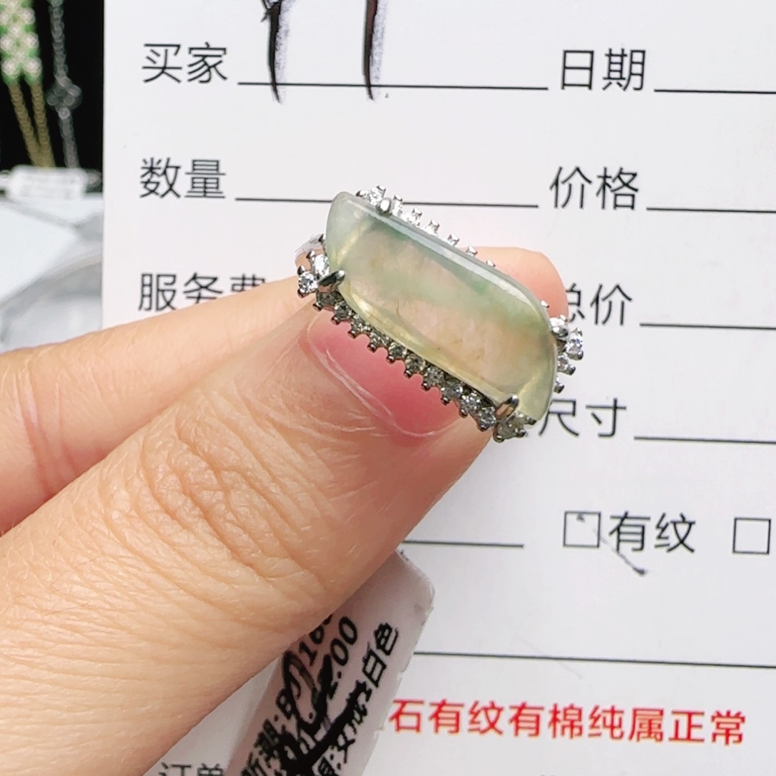 银S925镶嵌手链翡翠