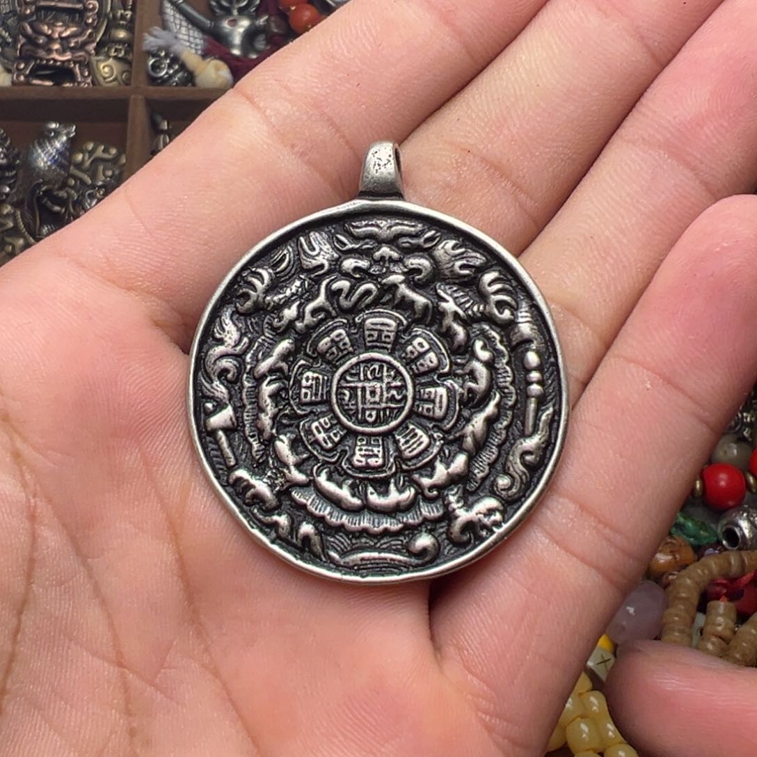 柏香籽/百香籽吊坠九宫