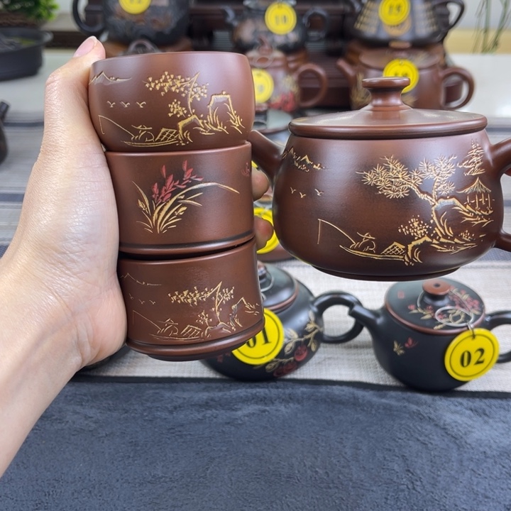 仰***空坭兴陶原矿坭料制作无盒