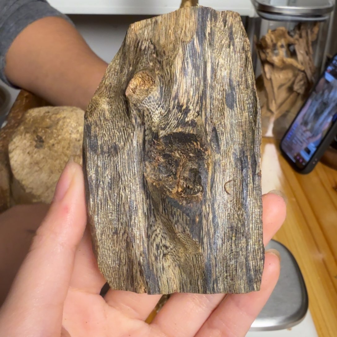 沉香绿奇虫漏香33克