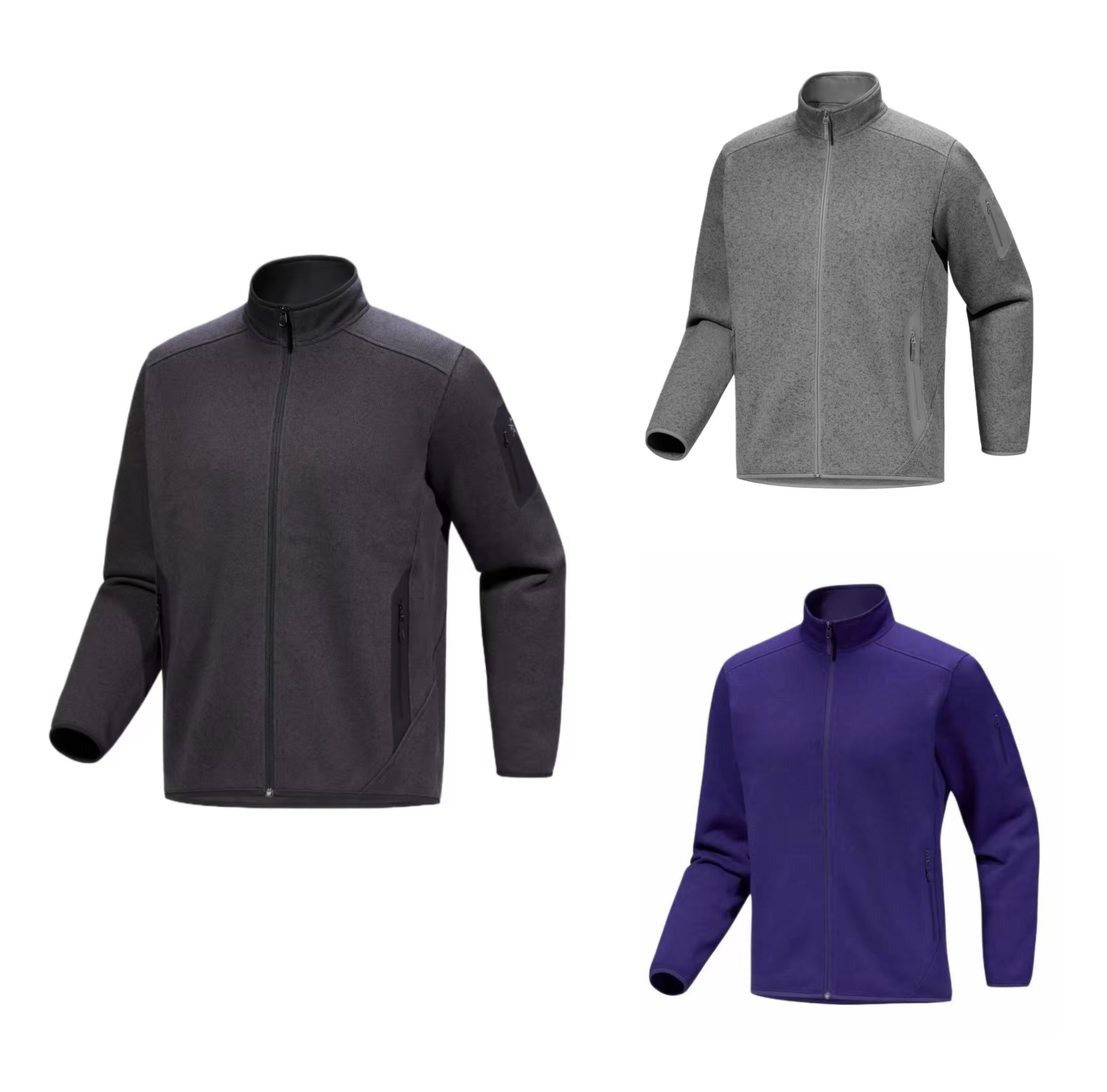 Arc'teryx始祖鸟25新款covert立领秋冬保暖抓绒外套男款商务男装