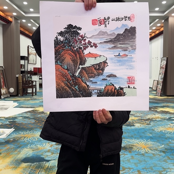 国画姜国华先生国际原作