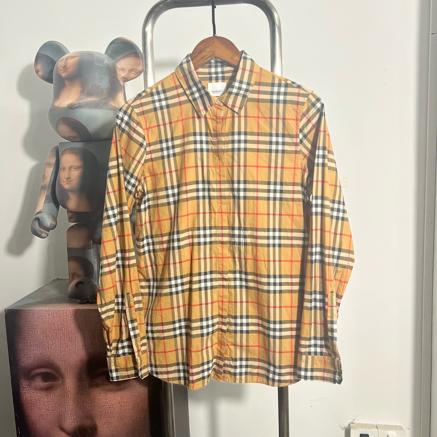 99新 BURBERRY/博柏利 格纹衬衫 X0507尺码：uk8 衣长71 胸围52