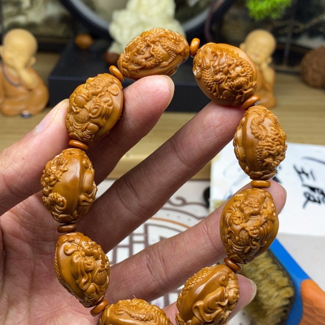 橄榄核手串/手链橄榄核雕工艺手串