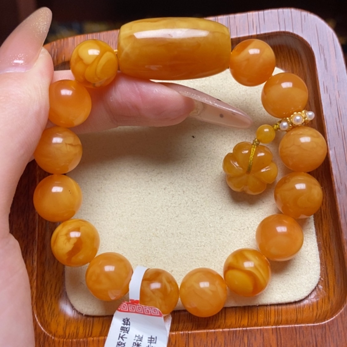 【闪购商品】蜜蜡手链未镶嵌手串