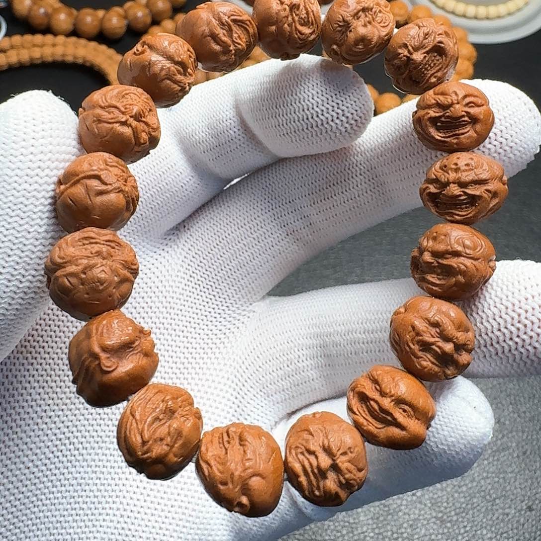 猴头核桃吊坠恶僧