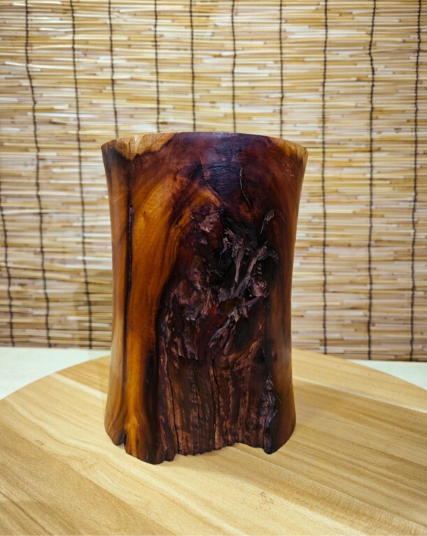龙纹枣木笔筒、茶道桶，摆件，具体以直播间扣数为准