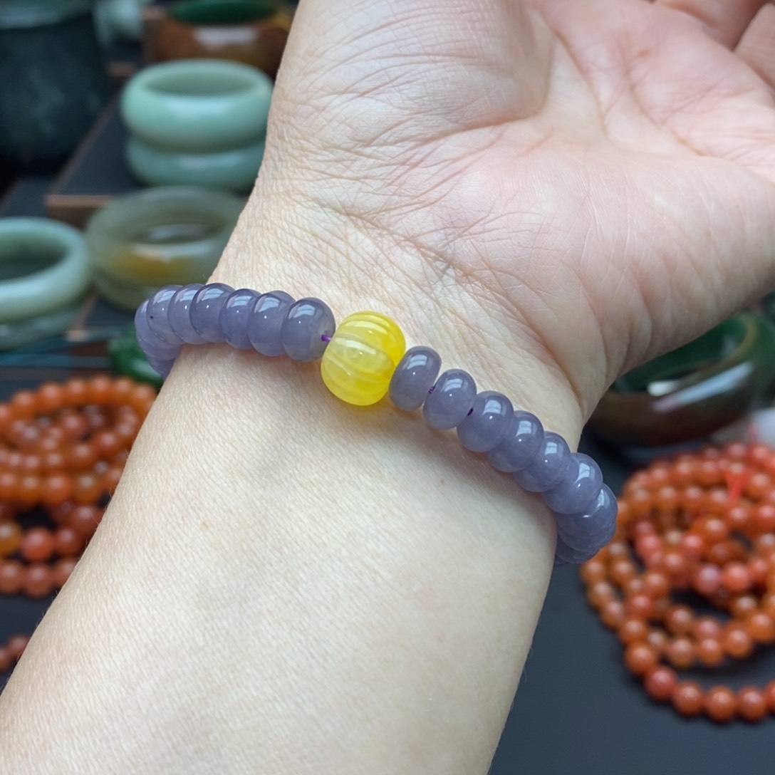 石英质玉手链0.8未镶嵌