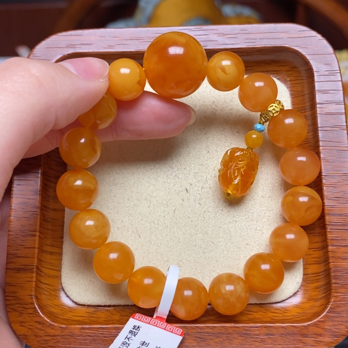 【闪购商品】蜜蜡手链未镶嵌手串