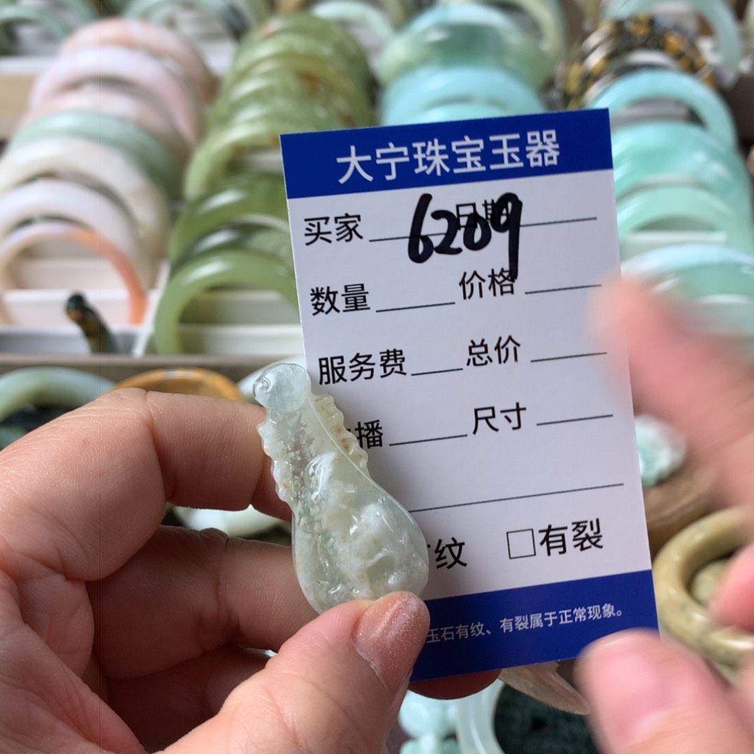 蛇纹石玉颈饰未镶嵌海****漠6209