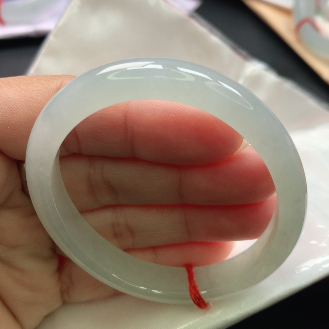 翡翠手镯未镶嵌贵妃53.5