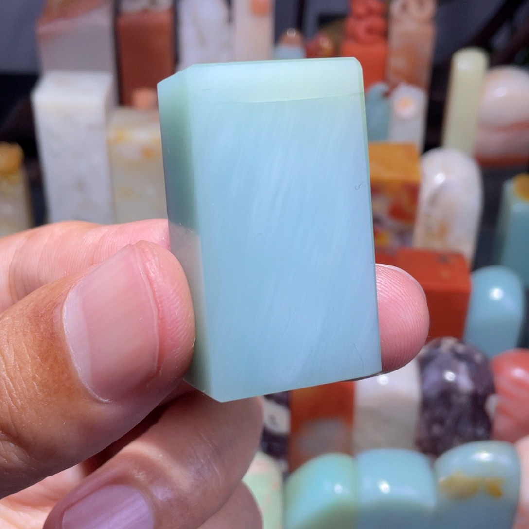 老挝石印石天青石