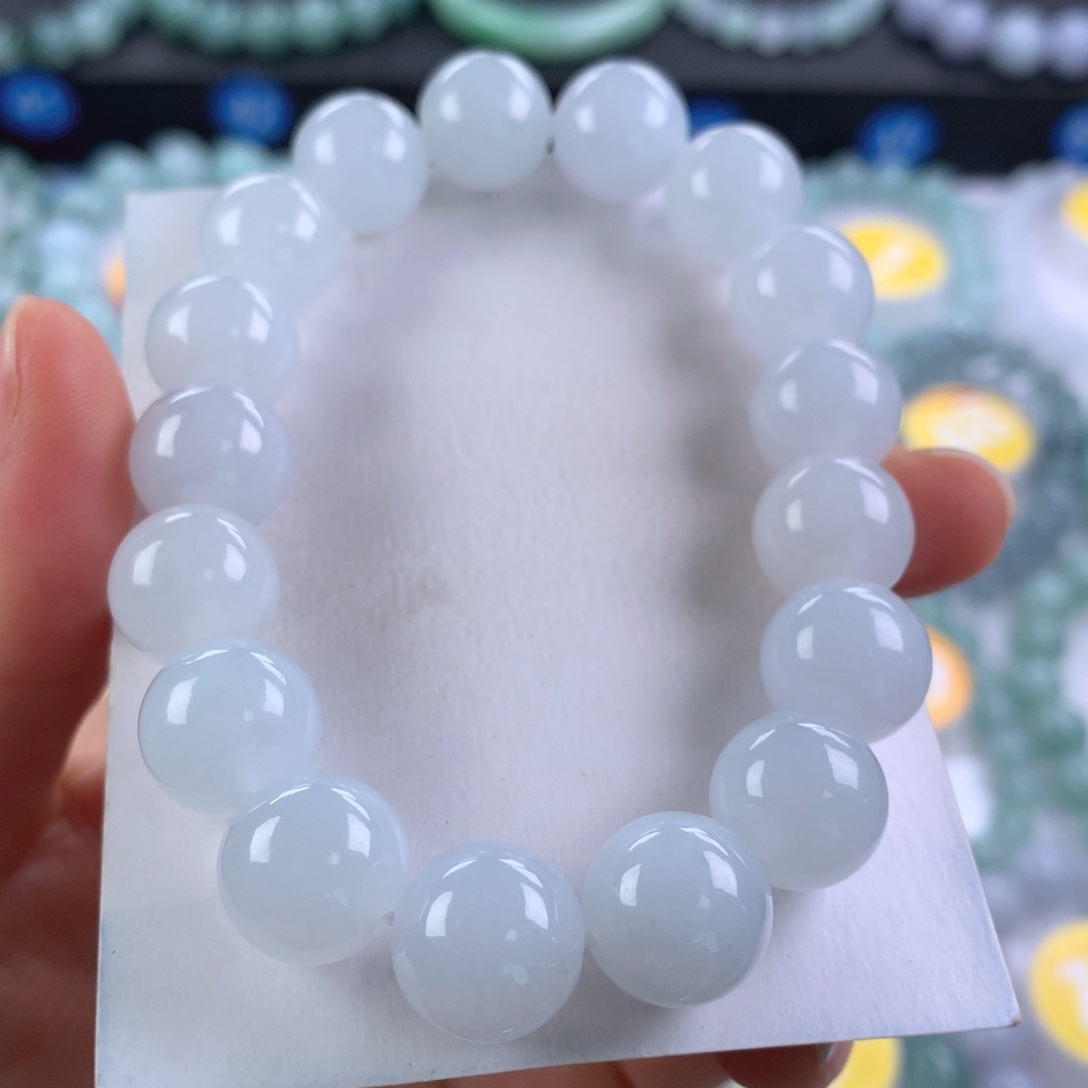 翡翠未镶嵌手链卡12.3