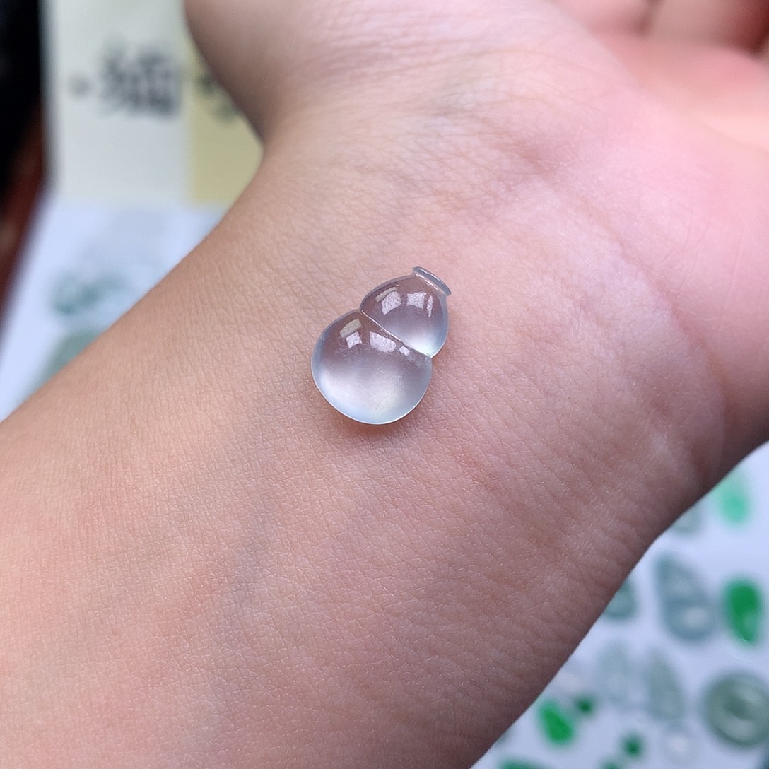 翡翠裸石缅甸天然A货翡翠冰种葫芦