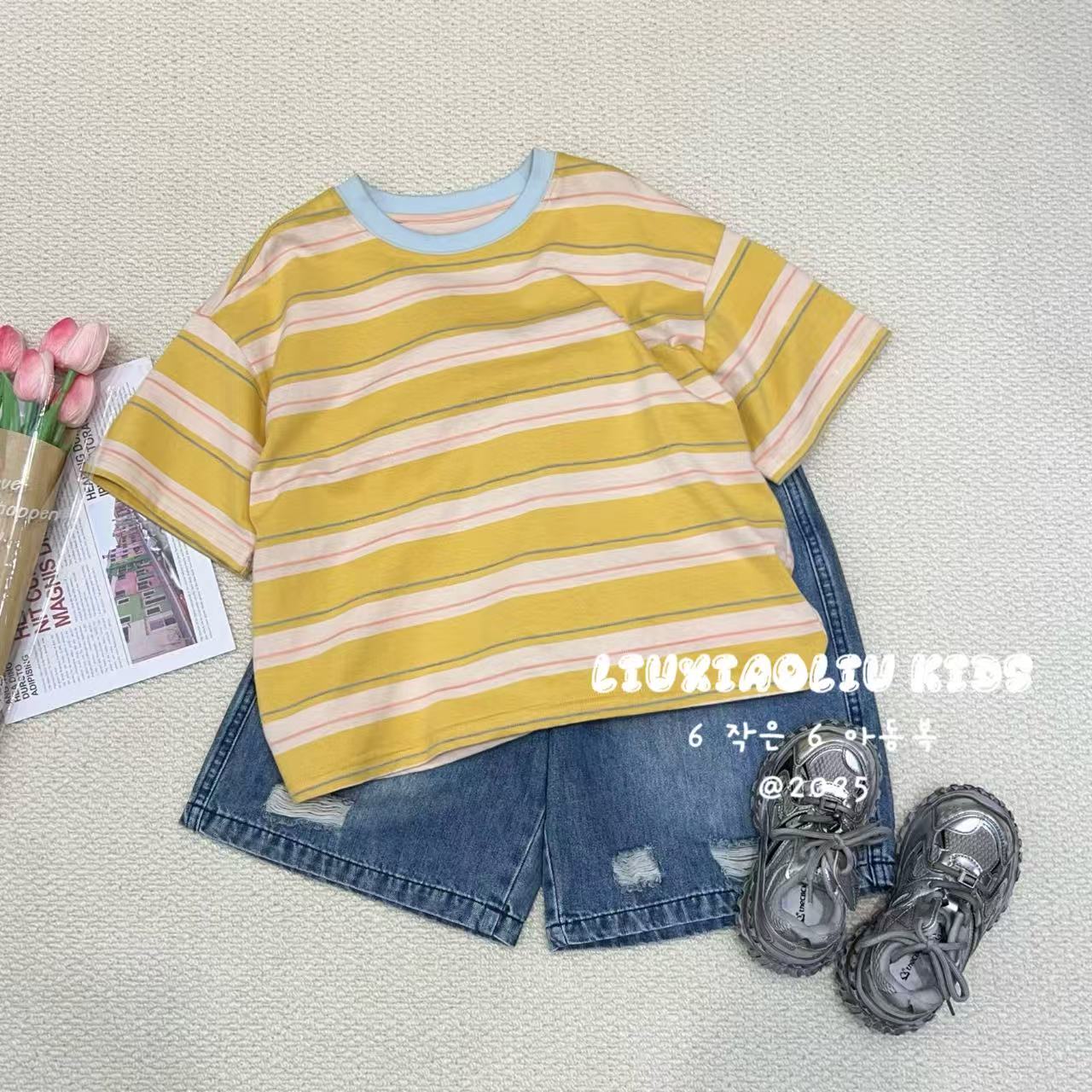 杭州六小六正版BY LIUXIAOLIU定制高货潮牌短袖19612