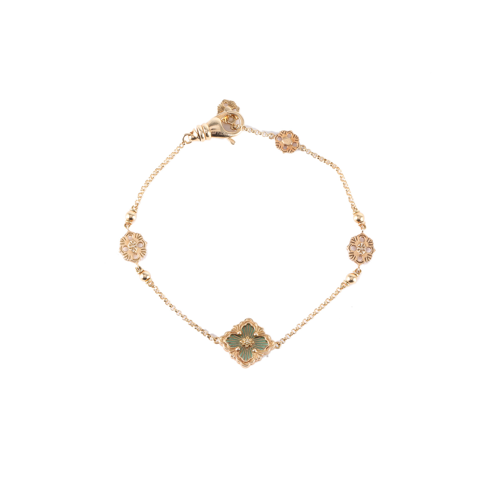 99新  小花Jerry P254007019 布契拉提 四叶草手链 