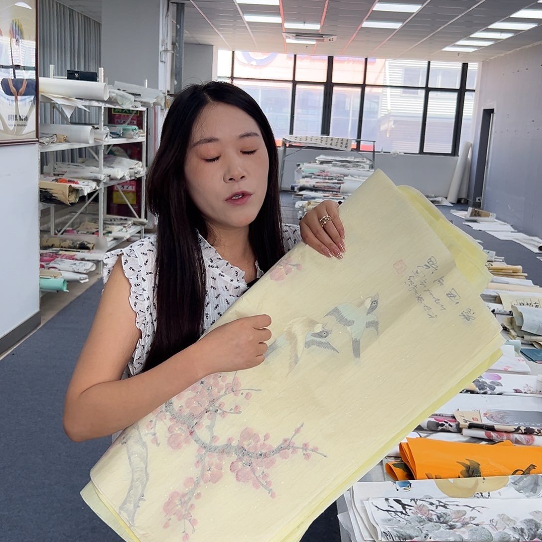 国画国画作品纯手工绘制