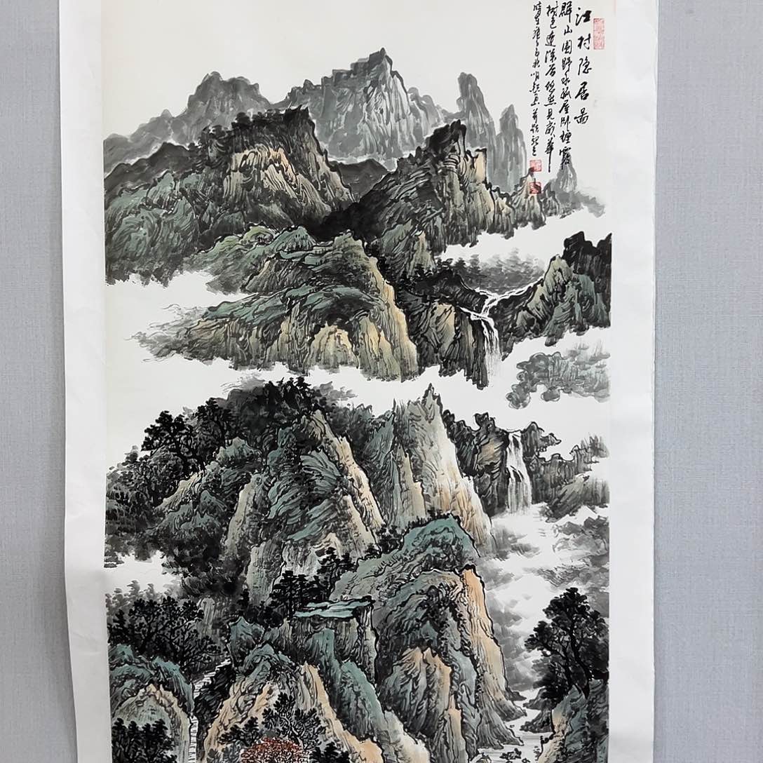 国画国画作品宣纸纯手绘