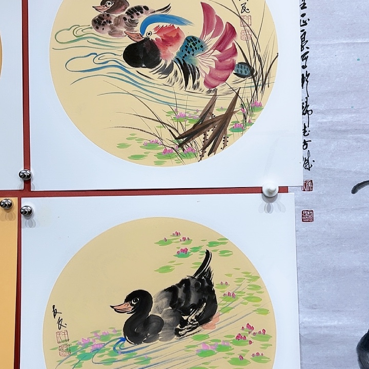 国画王友民老师国画朵 