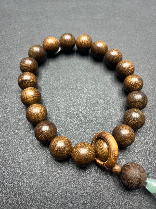 【小茜】S033沉木圆珠手持