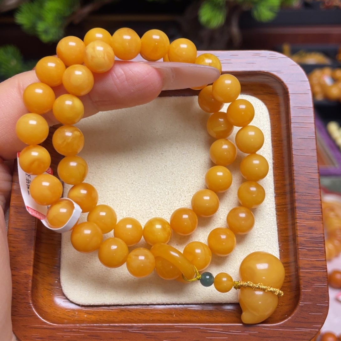 蜜蜡手链未镶嵌手串