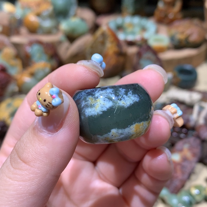 岫岩河磨玉（透闪石质玉）挂件未镶嵌