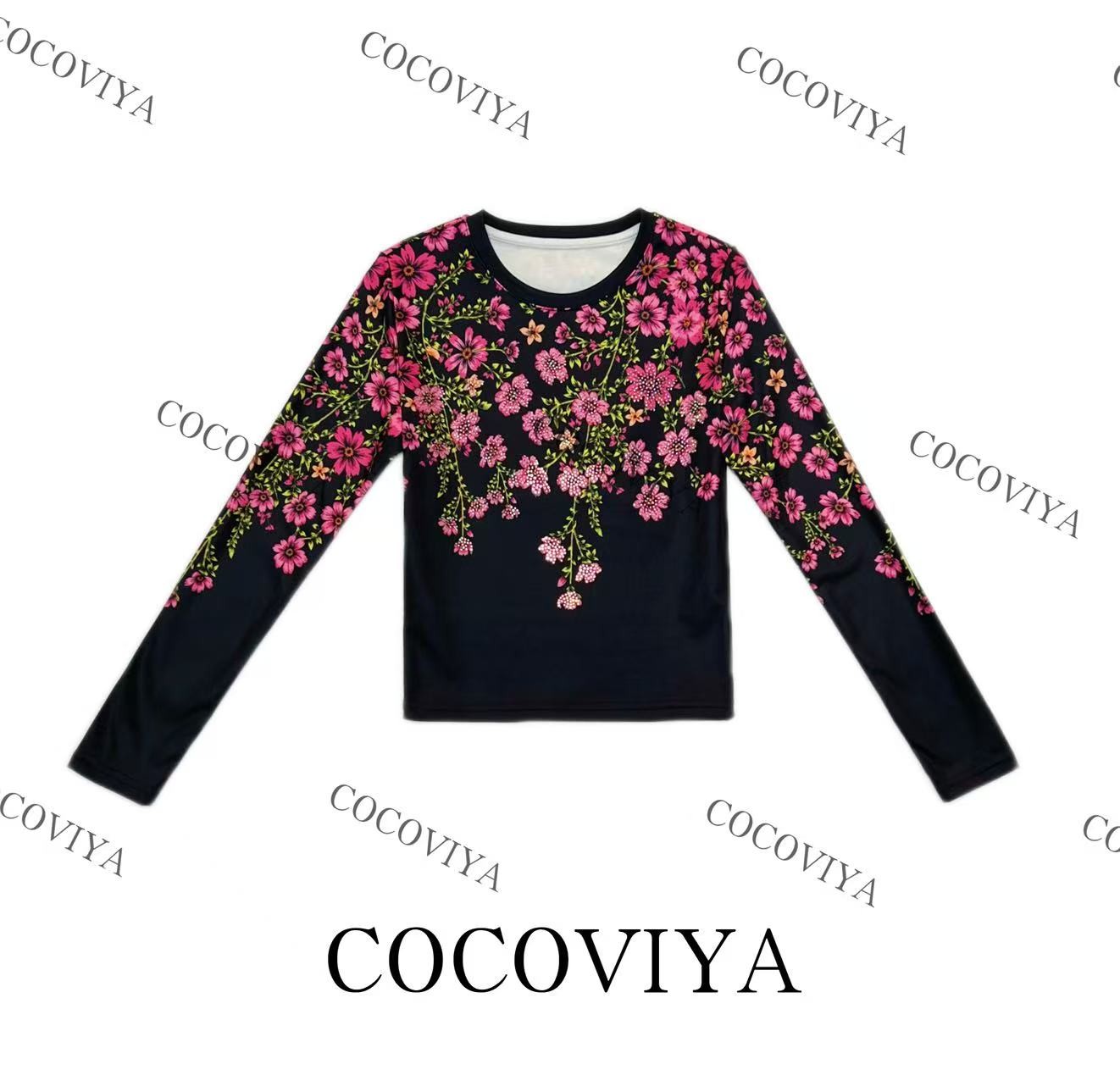 DD 2025 COCOVIYA秋冬潮流轻奢加绒设计百搭时尚休闲上衣26C-1020