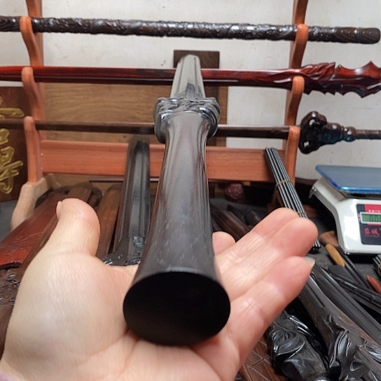 黑檀木做旧1.2长盖聂