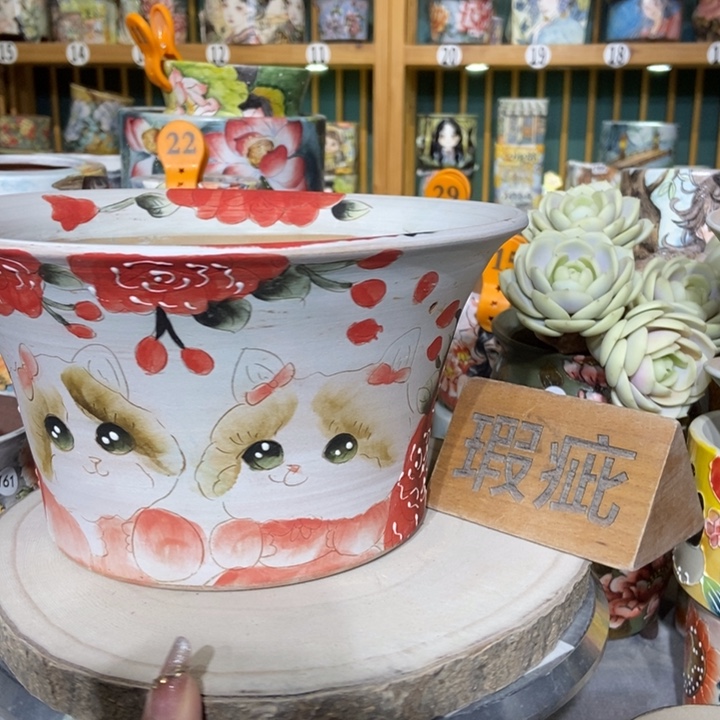 红陶景德镇艺术手绘作品