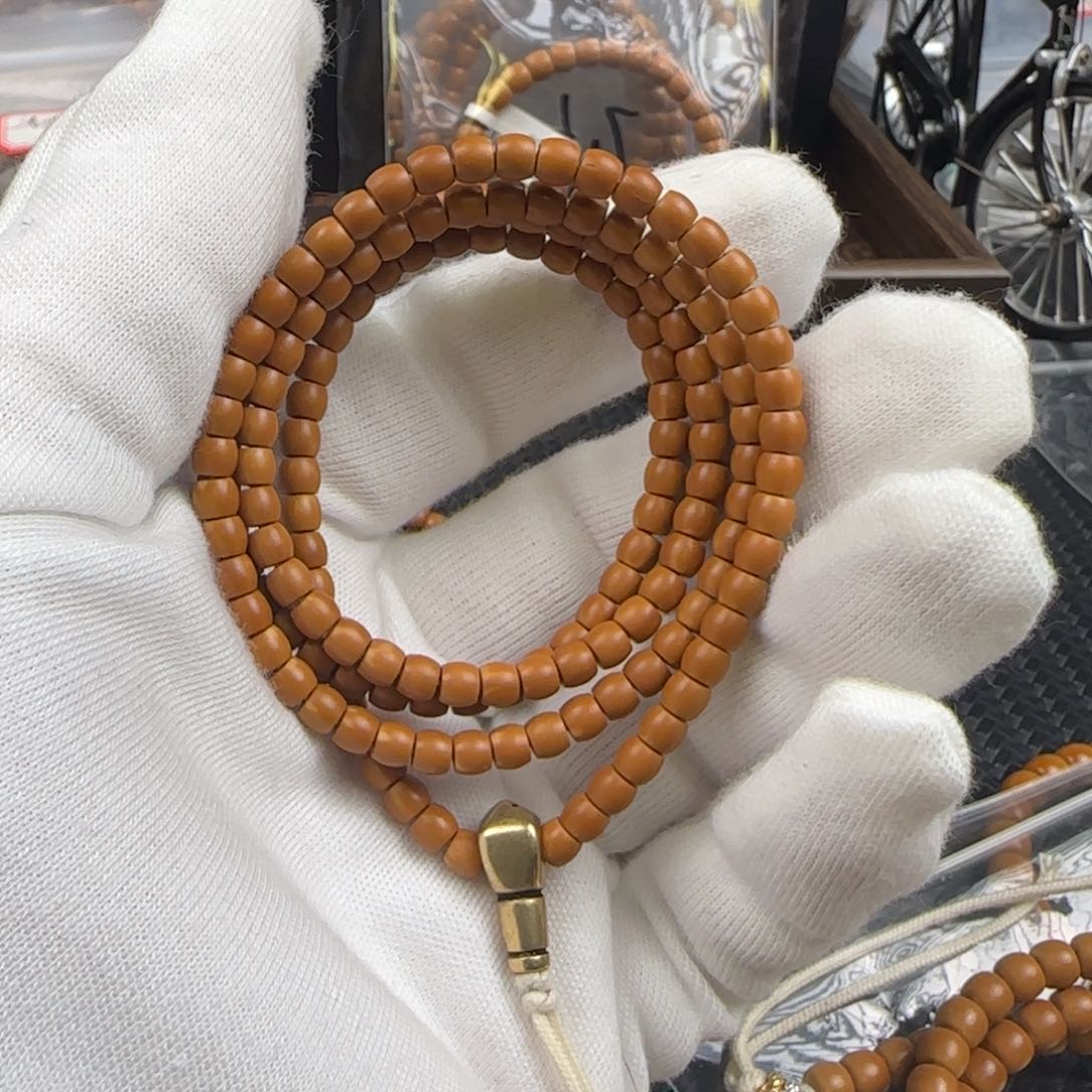 橄榄核吊坠诗**方4.8mm老挝核尖直切160颗