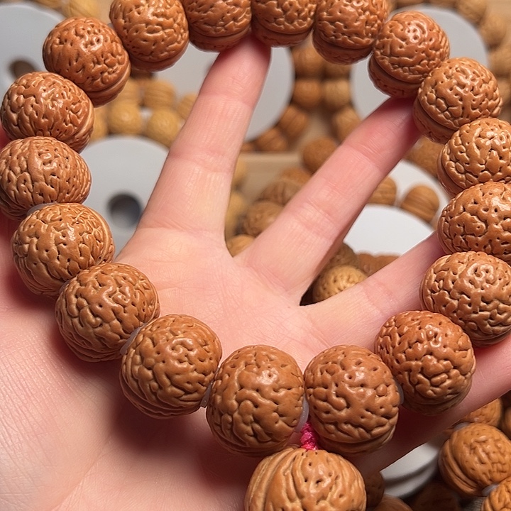 手串桃核桃核手串苹果园手持22➕