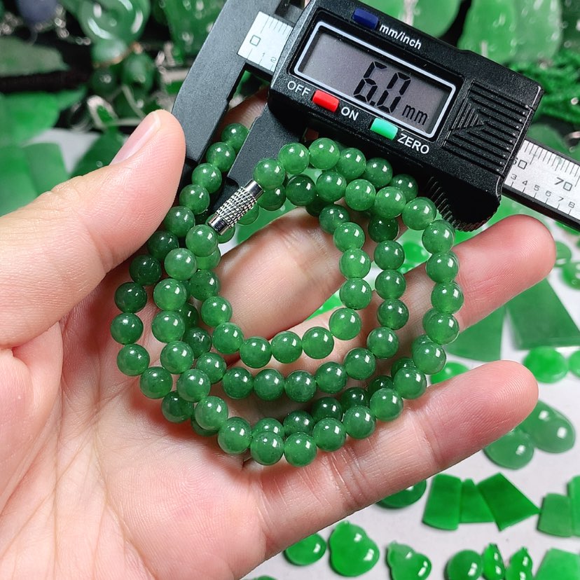 【闪购商品】翡翠未镶嵌颈饰饭*尺寸6.8