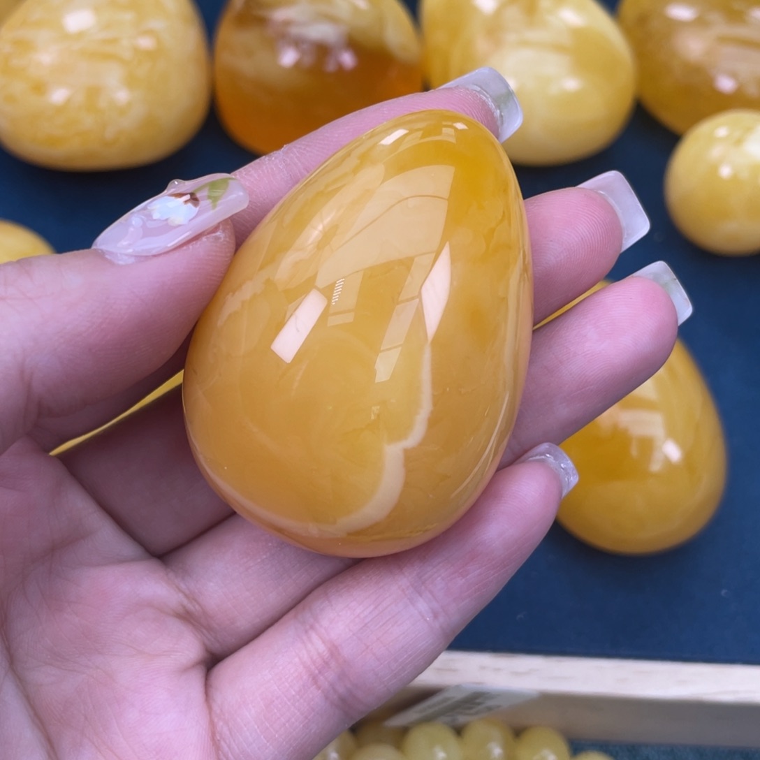 琥珀裸石未镶嵌琥珀蜜蜡