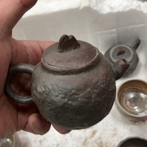 柴烧宝瓶杯子大放漏