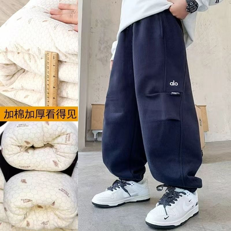 胖男童运动裤春秋款儿童裤子中大童秋季休闲裤加肥加大卫裤宽松