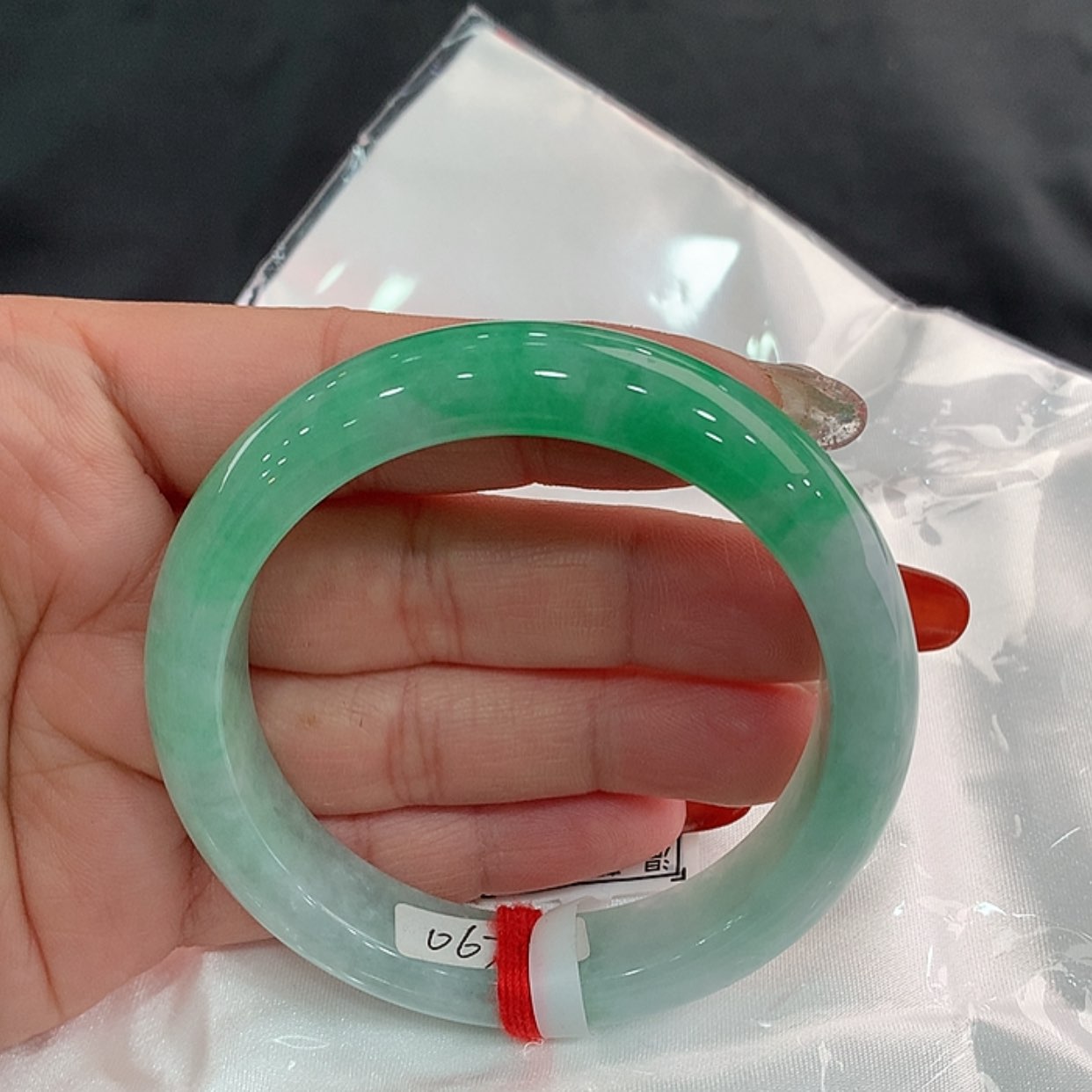 【闪购商品】翡翠手镯未镶嵌55.8，55/56