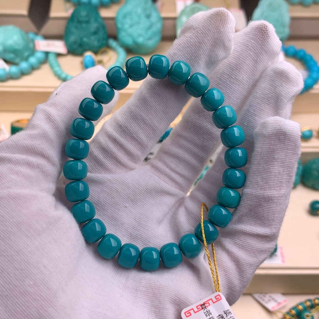 绿松石珠宝奇石未镶嵌清*