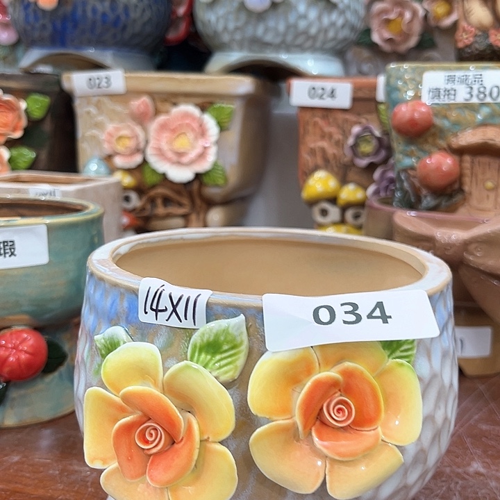 红陶粗陶多肉花盆