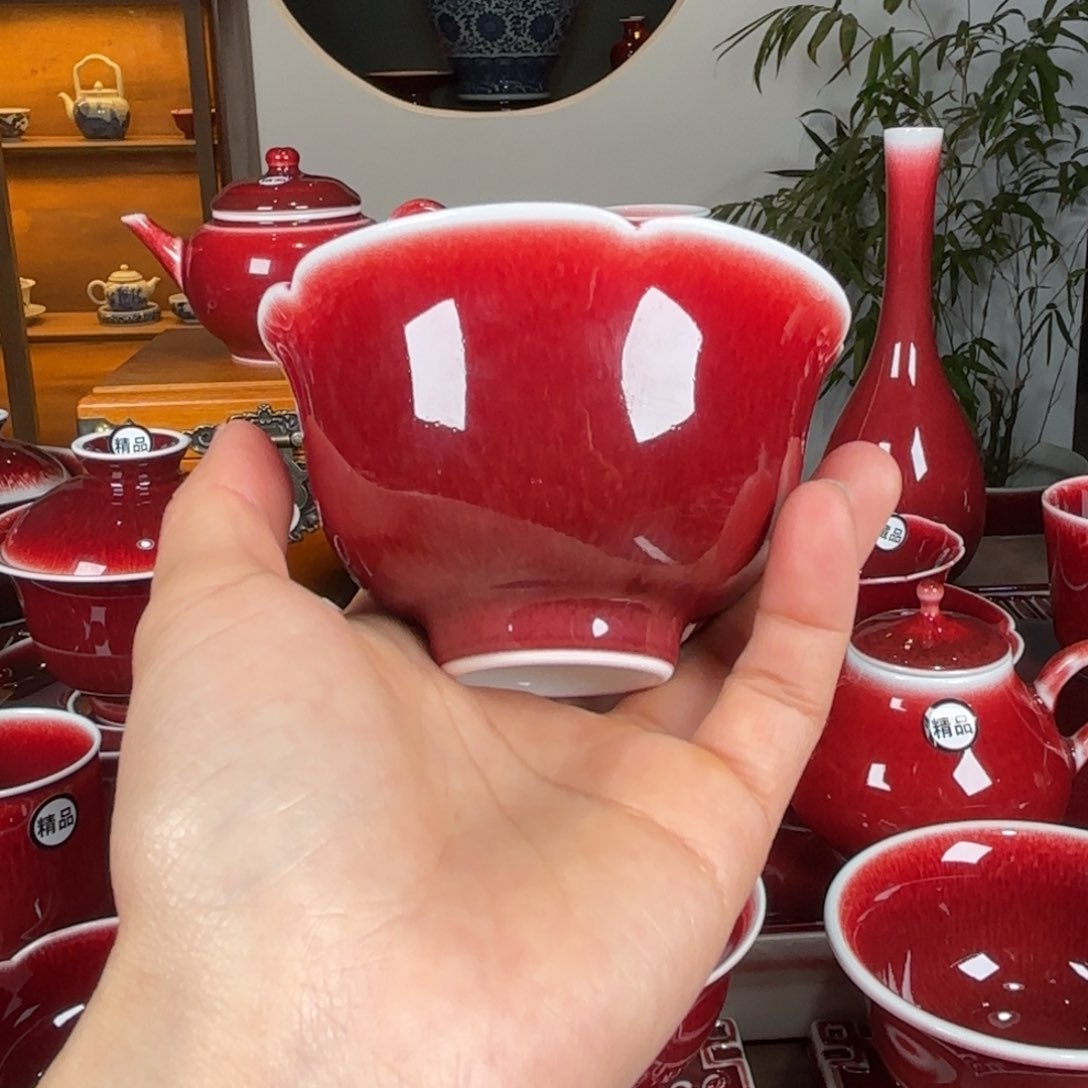 杯景德镇原矿郎红杯